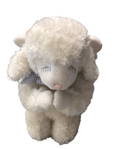 Russ Baby Musical Good Night Prayer Lamb Angel 10&quot; Lovey - £20.35 GBP