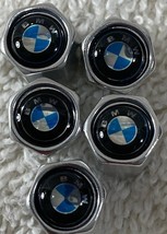 Genuine BMW Metal Tire Air Stem Valve Covers Set - $371.68 MXN