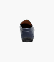 Stacy Adams Conroy Moc Toe Perf Slip-On Casual Shoes Navy 25702-410 image 7
