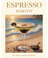 ESPRESSO MARTIN COCKTAIL DRINK SAYING  ART  POSTER - CASSOLINO - KRUGERS... - €16,50 EUR+