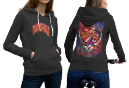 Grateful Dead 70s Band High-Quality Women&#39;s Black Hoodie - £27.52 GBP