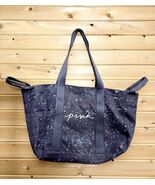 Victoria&#39;s Secret Pink Charcoal Gray XL Tote Bag Weekender - $17.71 CAD