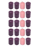 15 Hour Scented Advent Votive Candles 5 Sets of 4 Candles Sculpted Outer... - $20.36 CAD