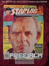 Starlog March 1992 #176 Freejack Anthony Hopkins Kim Catrall Wil Wheaton - £2.54 GBP