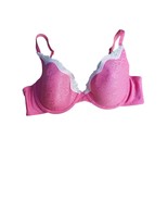 Maidenform Bra Womens 38C Underwired Lightly Padded Pink Floral - £14.62 GBP