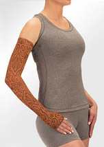 Paisley Henna Cinnamon Dreamsleeve Compression Sleeve By Juzo, Gauntlet Option - £121.46 GBP