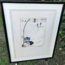 Pedro Alberti Original Modern Abstract Watercolor Gouache Vintage Matted Framed - £1,415.93 GBP