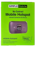 SIMPLE MOBILE (VERIZON) MOXEE MOBILE HOTSPOT WITH $50 60+ GIGS OF 4G DAT... - £78.65 GBP