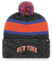 New York Knicks NBA &#39;47 City Edition Double Sided Cuff Pom Knit Hat Cap ... - €21,70 EUR