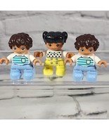 LEGO Duplo Minifigs Mini Figures Lot Of 3 Kids Children Twin Boys Little... - £8.98 GBP