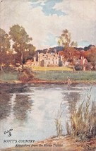SCOTLAND~SCOTT&#39;S COUNTRY~ABBOTSFORD FROM RIVER TWEED~TUCK SERIES 3 POSTCARD - £4.59 GBP