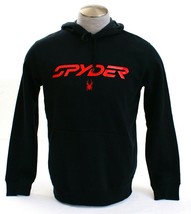 Spyder Active ProWeb Black Pullover Hooded Sweatshirt Hoodie Men&#39;s NWT - $88.99