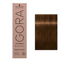 Schwarzkopf IGORA ROYAL Absolutes Hair Color, 6-60 Dark Blonde Chocolate Natural