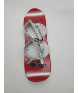 Build A Bear Snowboard BABW Snow Board Freestyle Red Silver Accessory HTF - $12.00