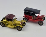 Lot 2 Matchbox Lesney Model Yesteryear 1913 Cadillac Y-6 &amp; 1911 Model T Y-1 - £14.00 GBP