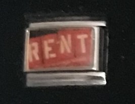 Rent Style A  Italian Charm Enamel Link 9MM Broadway - £10.66 GBP