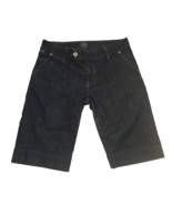 Citizens Of Humanity Womens Shorts 27 Blue Denim Rocket Jean Bermuda Dar... - $29.07 CAD