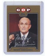 Rudy Giuliani 2008 Topps Autograph Card #C08-RG JSA  - £101.98 GBP