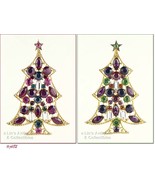 Signed Eisenberg Ice Christmas Tree Pin Choice (#J482) - $5,711.85 MXN