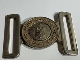 Royal Canadian Ordnance Corps Army Webbing Belt Buckle Military Forces S... - $32.98