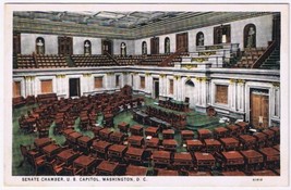 Postcard Senate Chamber U S Capitol Washington DC - £2.33 GBP