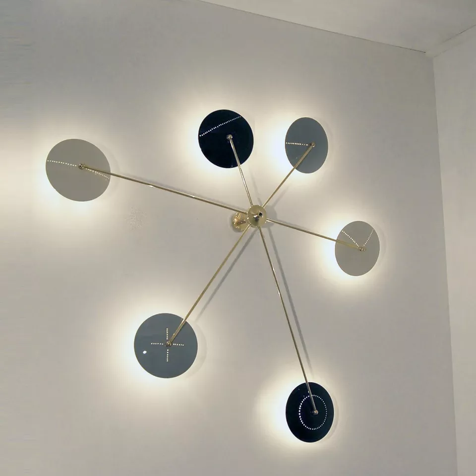 A contemporary Light Shade Sconce Handmade Vintage Wall Mid Century Anti... - €402,48 EUR