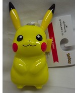 HALLMARK Pokemon PIKACHU 4&quot; CHRISTMAS TREE ORNAMENT HOLIDAY NEW w/ TAG - $20.37 CAD