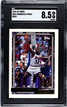 Shaquille O&#39;Neal 1992-93 Topps Gold Rookie Card (RC) #362- SGC Graded 8.5 NM-MT+ - £79.09 GBP
