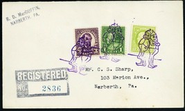 Brownies from (English folklore) in Purple Fancy Cancel Reg Cover - Stua... - $225.00