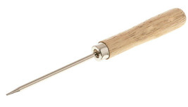 8 3/8&quot; Carbon Steel Ice Pick Hardwood R Ound Handle Bar American Metalcraft IC79 - £20.98 GBP