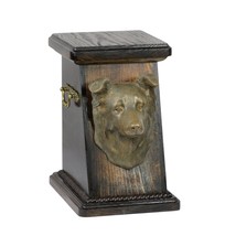 Urn for dog’s ashes with a Border Collie statue, ART-DOG - £158.43 GBP