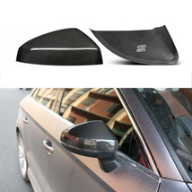 Brand New Audi A3 2015-2021 Real Carbon Fiber Side View Mirror Cover Caps Fits W - £79.00 GBP