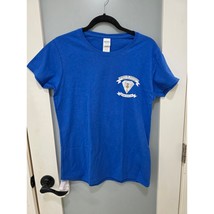 Gildan Queen of Apostles 60th Anniversary Tee Blue Women’s M “Never Give... - $12.00