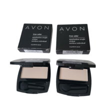 Avon True Color Eye Shadow Single Soft Vanilla Lot of 2 New with Box - £13.02 GBP