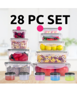 MTR 28 PIECE SET BPA-Free Food Storage Set Stackable Leakproof Microwave... - $328.75 MXN