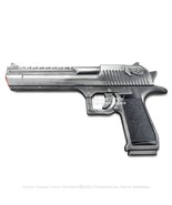 Munetoshi 12&quot; Realistic Silver Desert Eagle Foam Game Pistol Replica Cos... - £13.52 GBP