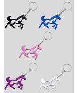 Aluminum Equine Galloping Horse Key Ring Chain Bottle Opener - Choice of... - $3.00