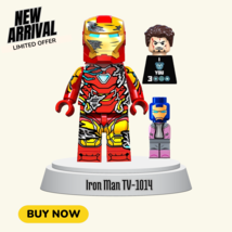 Super Hero Iron Man TV1014 Building Blocks Bricks Minifigure - £2.35 GBP