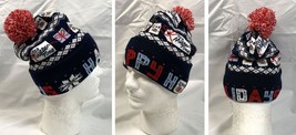 New Miller Lite Beer Happy Holidays Beanie Hat Acrylic Spandex It&#39;s Mill... - $21.73