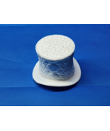 Vintage FENTON Milk Glass Top Hat - Large 4.7” DAISY &amp; BUTTON Pattern - ... - $12.19 CAD