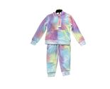 Juicy Couture Kid&#39;s Velour Track Suit 2T Multi Tie Dye Design 2 Front Po... - £12.76 GBP
