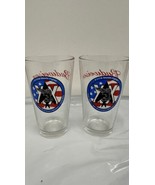 Budweiser F-117A Stealth Fighter 29th Anniversary Reunion Glasses June 2002 - $34.57 CAD