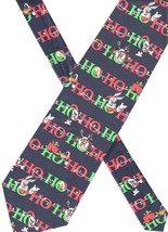LOONEY TUNES vintage 1990s necktie Christmas Bugs Daffy Sylvester Tweety... - $12.86