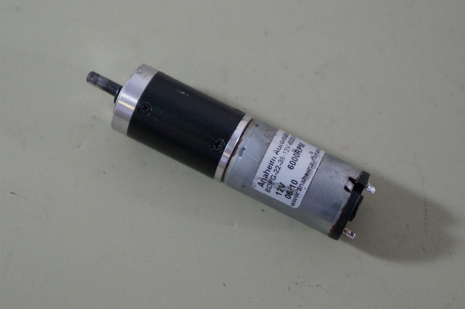 Anaheim Automation DC Motor BDPG-22-38-12V-6000-R720 - with Gear - $9.77