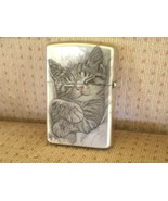Zorro Cat 902 oil lighter double-sided carved grinding wheel old-fashion... - $528.89 MXN