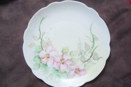 JAEGER &amp; Co.Germany - ca 1902-1970s beautiful pink roses plate, 8&quot; diam[2box] - £30.01 GBP
