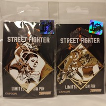 Street Fighter Chun Li &amp; Kimberly Limited Edition Enamel Pins Official SF - £23.01 GBP