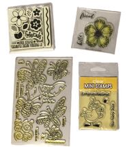 Large Stamp Lot With Flowers, Butterflies and Duck - €7,76 EUR