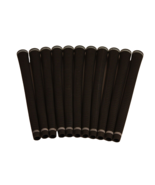NEW 11 PIECE REPLACEMENT REGRIP GOLF CLUB BLACK HIGH TRACTION JUMBO OVER... - $34.25