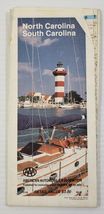 *L1) Vintage 1991 Edition AAA North South Carolina Foldable Travel Road Map - $9.89